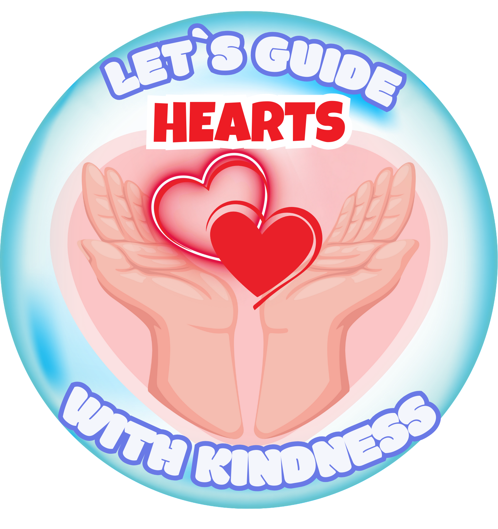 Let s guide heart with kindness LOGO